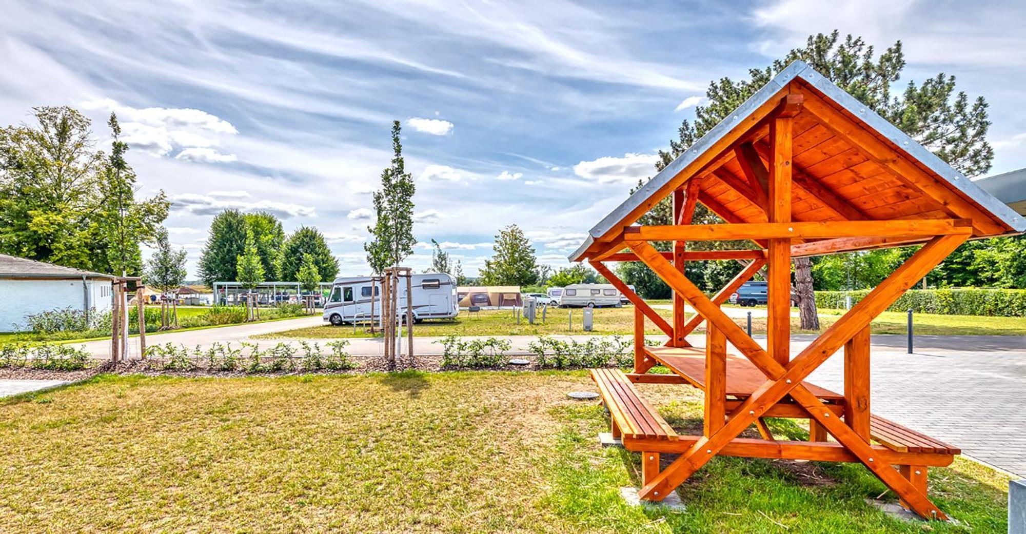 Stroamcamp Schwedt Apartamento Exterior foto